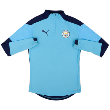 2020-21 Manchester City Puma 1/4 Zip Drill Top - 7/10 - (S)
