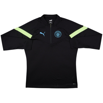 2022-23 Manchester City Puma 1/4 Zip Drill Top - 6/10 - (L)