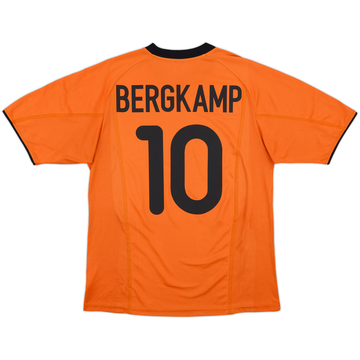 2000-02 Netherlands Home Shirt Bergkamp #10 - 8/10 - (L)