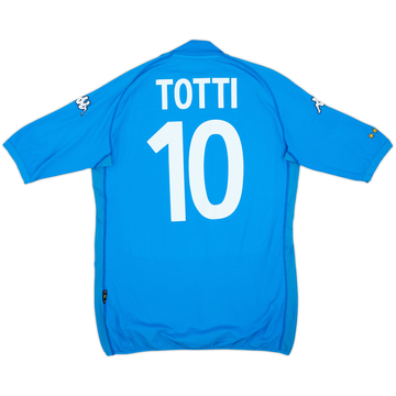 2002 Italy Home Shirt Totti #10 - 7/10 - (XL)