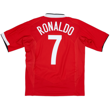 2004-06 Manchester United Home Shirt Ronaldo #7 - 7/10 - (M)
