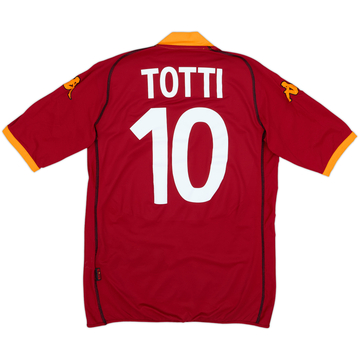 2002-03 Roma Home Shirt Totti #10 - 5/10 - (L)