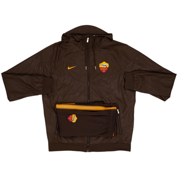 2017-18 Roma Nike Hooded Tracksuit - 6/10 - (M)