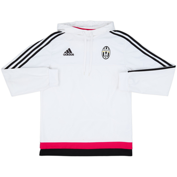 2015-16 Juventus adidas Hooded Sweat Top - 7/10 - (S)