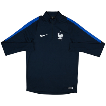 2017-18 France Nike 1/4 Zip Drill Top - 8/10 - (M)