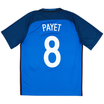 2016-17 France Home Shirt Payet #8 - 10/10 - (M)