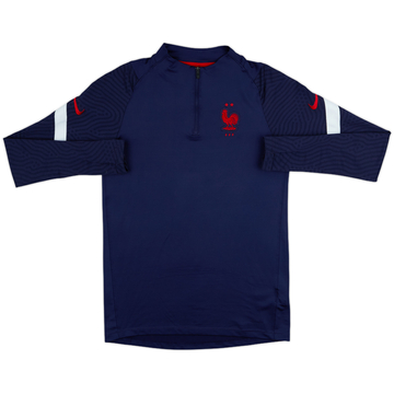 2020-21 France Nike 1/4 Zip Drill Top - 8/10 - (S)