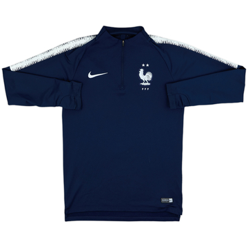 2018-19 France Nike 1/4 Zip Drill Top - 8/10 - (S)