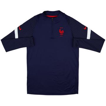 2020-21 France Nike 1/4 Zip Training Top - 8/10 - (S)