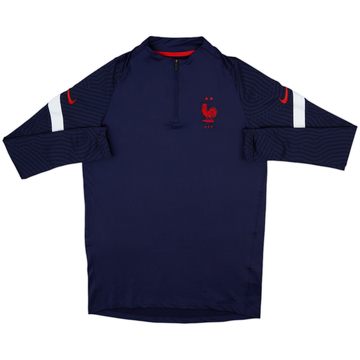 2020-21 France Nike 1/4 Zip Drill Top - 10/10 - (M)