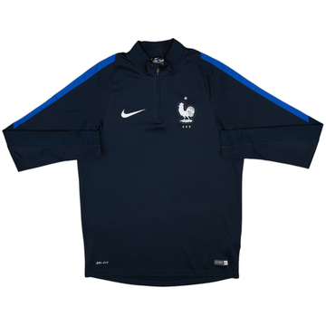 2016-17 France Nike 1/4 Zip Drill Top - 8/10 - (M)