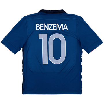 Camiseta de local de France 2011-12 Benzema #10 - 6/10 - (M)