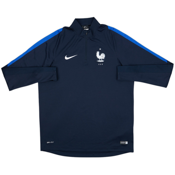 2016-17 France Nike 1/4 Zip Drill Top - 10/10 - (L)