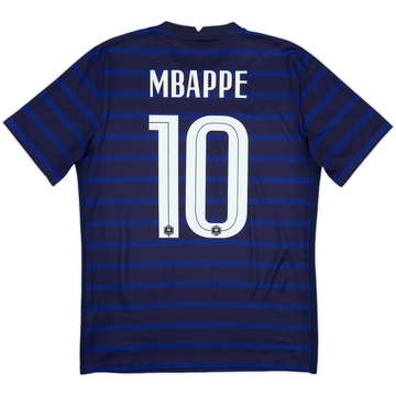 2020-21 France Home Shirt Mbappe #10 - 8/10 - (M)