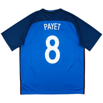 2016-17 France Home Shirt Payet #8 - 8/10 - (XL)