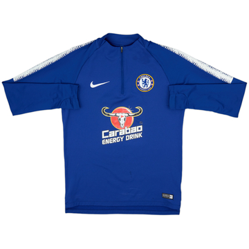 2018-19 Chelsea Nike 1/4 Zip Training Top - 7/10 - (S)
