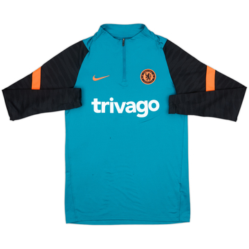 2021-22 Chelsea Nike 1/4 Zip Drill Top - 5/10 - (S)