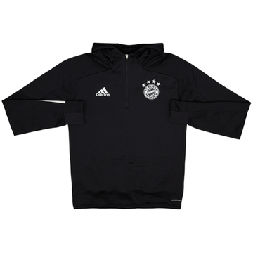 2020-21 Bayern Munich adidas 1/4 Zip Hooded Training Top - 8/10 - (S)