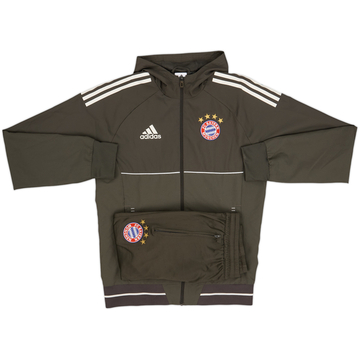 2017-18 Bayern Munich adidas CL Hooded Tracksuit - 5/10 - (S)