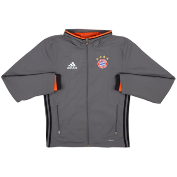 2016-17 Bayern Munich adidas Hooded Track Jacket - 8/10 - (S)