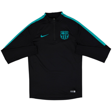 2016-17 Barcelona Nike 1/4 Zip Drill Top - 8/10 - (S)