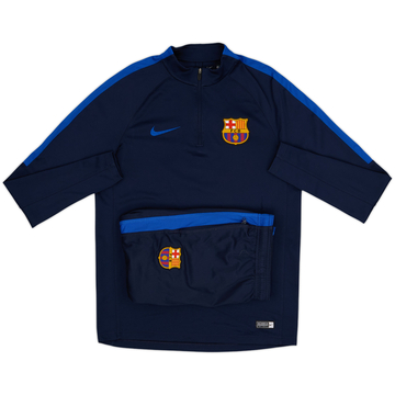 2016-17 Barcelona Nike 1/4 Zip Tracksuit - 6/10 - (M)
