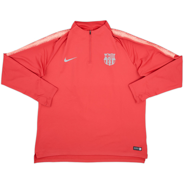 2018-19 Barcelona Nike 1/4 Zip Drill Top - 10/10 - (XL)
