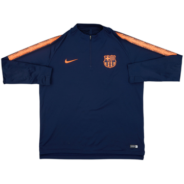 2017-18 Barcelona Nike 1/4 Zip Drill Top - 10/10 - (XL)