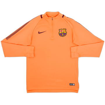 2017-18 Barcelona Nike 1/4 Zip Drill Top - 9/10 - (S)