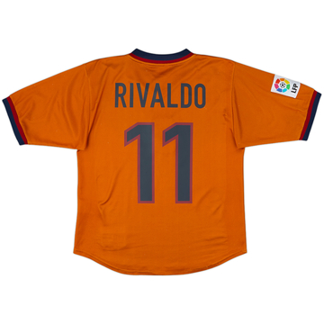 1998-00 Barcelona Third Shirt Rivaldo #11 - 8/10 - (S)