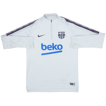 2018-19 Barcelona Nike 1/4 Zip Drill Top - 7/10 - (M)