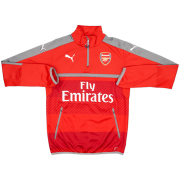 2016-17 Arsenal Puma 1/4 Zip Drill Top - 9/10 - (S)