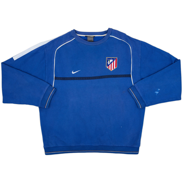 2002-03 Atletico Madrid Nike Sweat Top - 5/10 - (L)