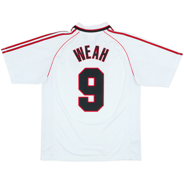 1998-99 AC Milan Away Shirt Weah #9 - 6/10 - (L)