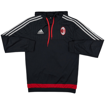2015-16 AC Milan adidas Hoodie - 9/10 - (S)