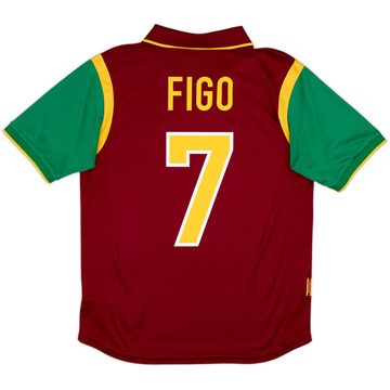 1999-00 Portugal Home Shirt Figo #7 - 8/10 - (M)