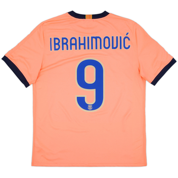 2009-10 Barcelona Away Shirt Ibrahimovic #9 - 9/10 - (M)
