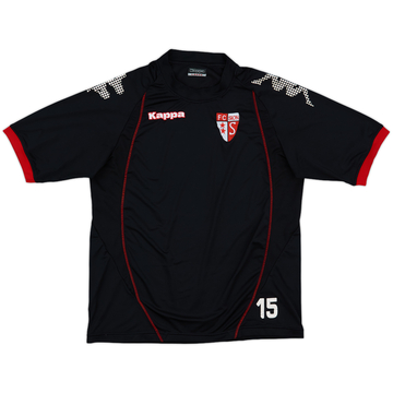 2010-11 FC Sion Kappa Player Issue Training Shirt #15 - 8/10 - (L)