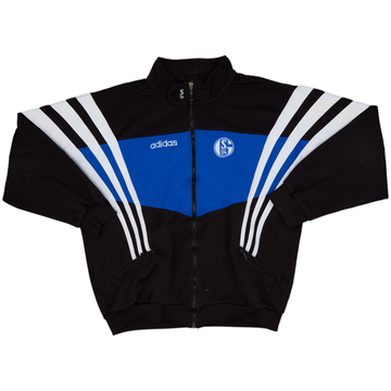 1996-97 Schalke adidas Track Jacket - 8/10 - (XL)