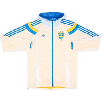 2013-14 Sweden adidas Hooded Windbreaker - 8/10 - (M)