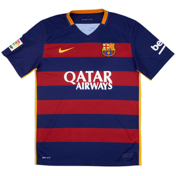 2015-16 Barcelona Home Shirt - 8/10 - (M)