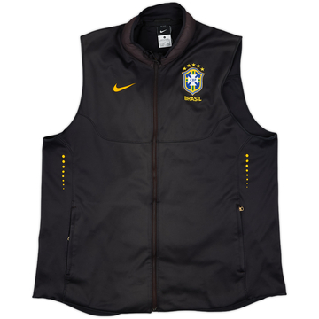 2010-11 Brazil Nike Padded Gilet - 7/10 - (L)