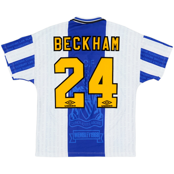 1994-96 Manchester United Third Shirt Beckham #24 - 8/10 - (M)