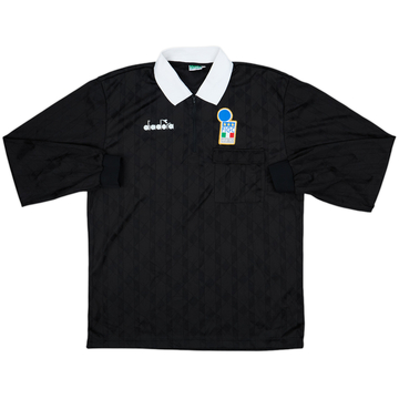 1990s Italy FIGC Diadora Referee L/S Shirt - 9/10 - (XL)