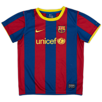 2010-11 Barcelona Home Shirt - 7/10 - (6-7 Years)