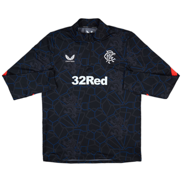 2024-25 Rangers Castore 1/4 Zip Pre-Match Top - 9/10