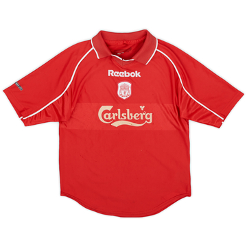 2000-02 Liverpool Home Shirt - 5/10 - (M.Boys)