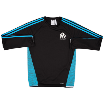 2010-11 Olympique Marseille adidas Training L/S Shirt - 8/10 - (S)