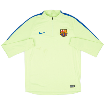 2017-18 Barcelona Nike 1/4 Zip Drill Top - 4/10 - (L)