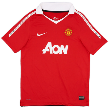 2010-11 Manchester United Home Shirt - 8/10 - (L.Boys)